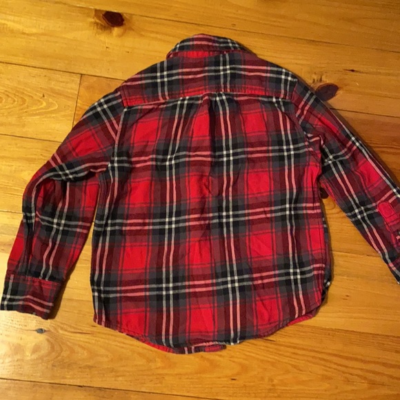 Red flannel button down - Picture 3 of 3